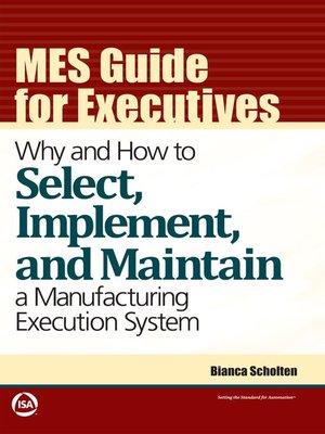 cover image of MES Guide for Executives